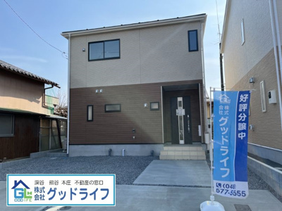 【外観】 | Cradlegarden　深谷市常盤町第3　2号棟　新築分譲住宅 | 深谷市常盤町　新築分譲住宅　2号棟　外観写真