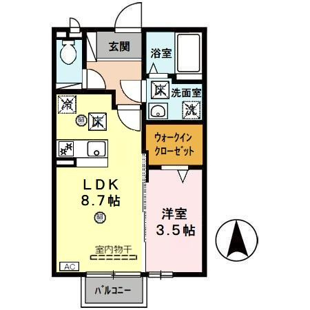 【間取り】 | グランディールⅡ