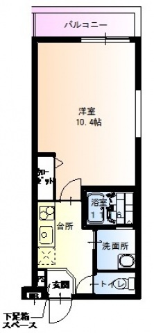 フジパレス高井田西Ⅱ番館の間取り