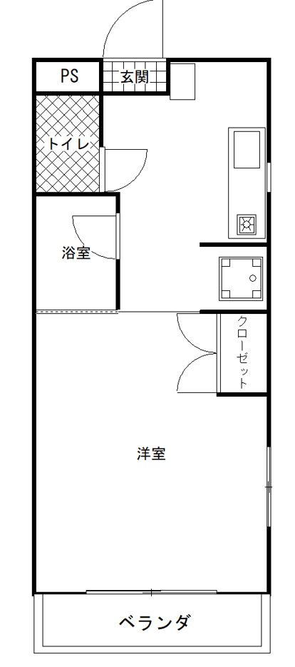 西田産業第6ビルの間取り