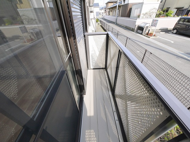 アルカディアＡ・Ｂのバルコニー