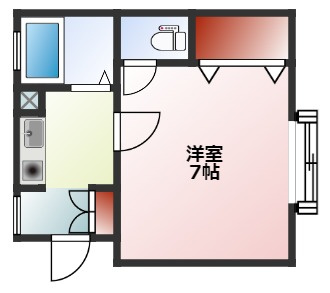 ハイツやまびこＤの間取り