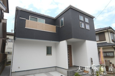 【外観】 | 海老名市大谷北3丁目　新築戸建て 全1棟　【仲介手数料無料】 | 建物完成しました！！内見可能です♪