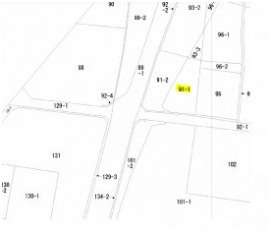 【土地図】 | 磐田市寺谷新田　売土地　資材置場
