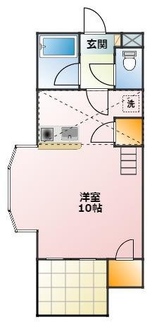 セザンヌ松井の間取り