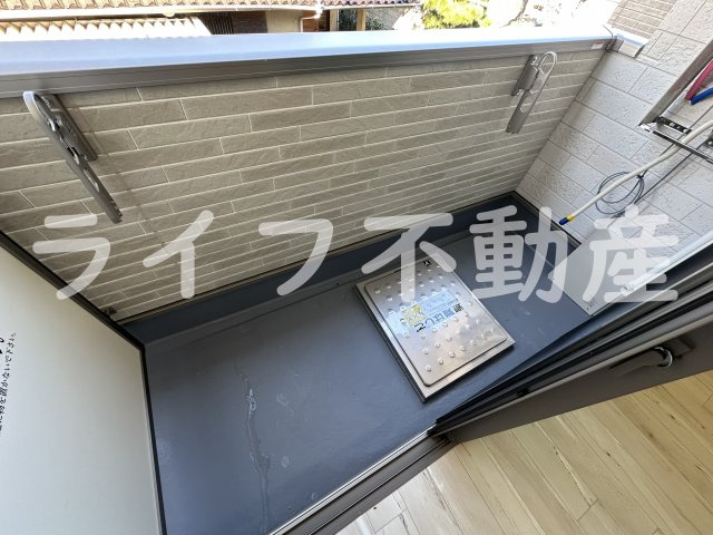 フェリーチェ下小阪のバルコニー