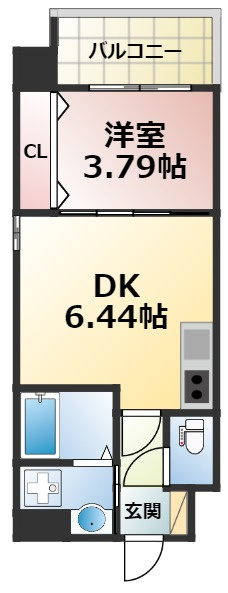 グランステディ城東中央の間取り