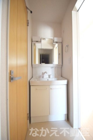 【洗面所】 | スペースが確保できる洗面所です