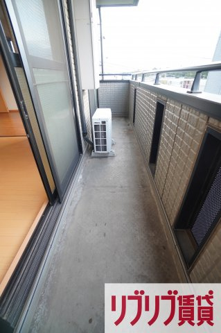 ＩＳ・若葉Ａのバルコニー