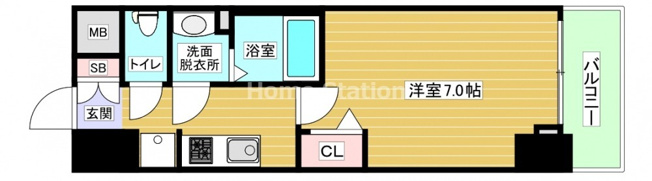 【間取り】 | プレサンス福島吉野ミナージ