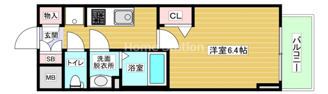 【間取り】 | プレサンス福島吉野ミナージ