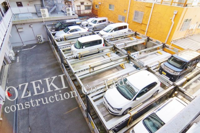 蒲生ビューハイツの駐車場