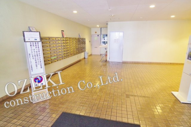 蒲生ビューハイツのエントランス