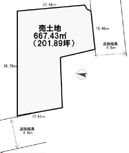 【土地図】 | 箕面市箕面８丁目　土地