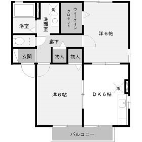 【間取り】 | ニューポワールA | ニューポワールＡ