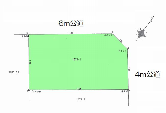 【土地図】 | 八王子市山田町　売地