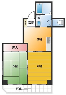 【間取り】 | 第７サンビレッジ泉水