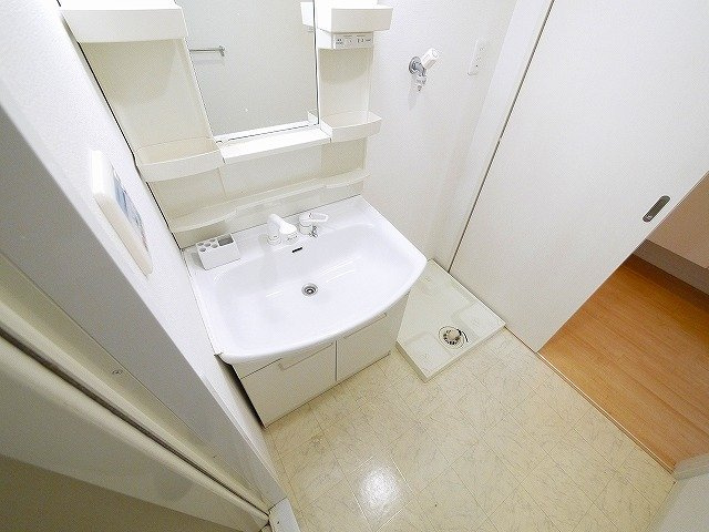 パールタウンの洗面所|コンパクトで使いやすい洗面所