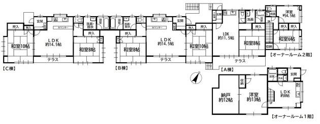 【間取り】 | 伊豆急伊豆高原別荘地　戸建