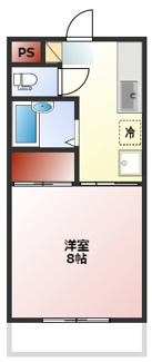 【間取り】 | ハイツやまびこＣ