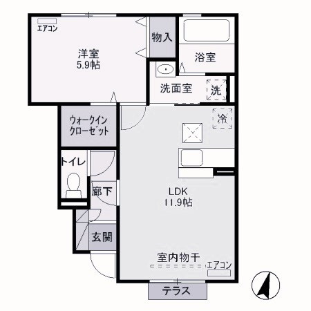 【間取り】 | MIYABI C