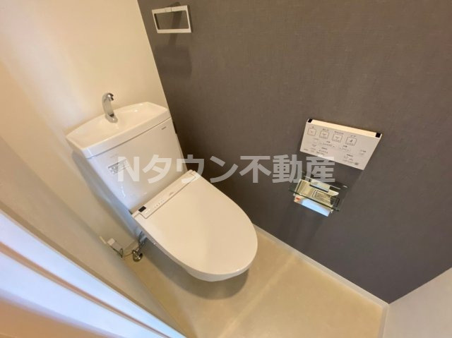 【トイレ】 | NEO JAPANESQUE 出来町(ネオジャパネスク出来町) | 清潔感のあるトイレです