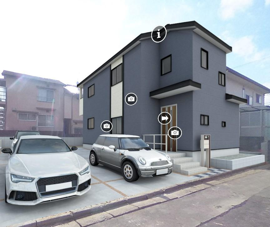 ブルーミングガーデン　岡山市中区雄町の外観