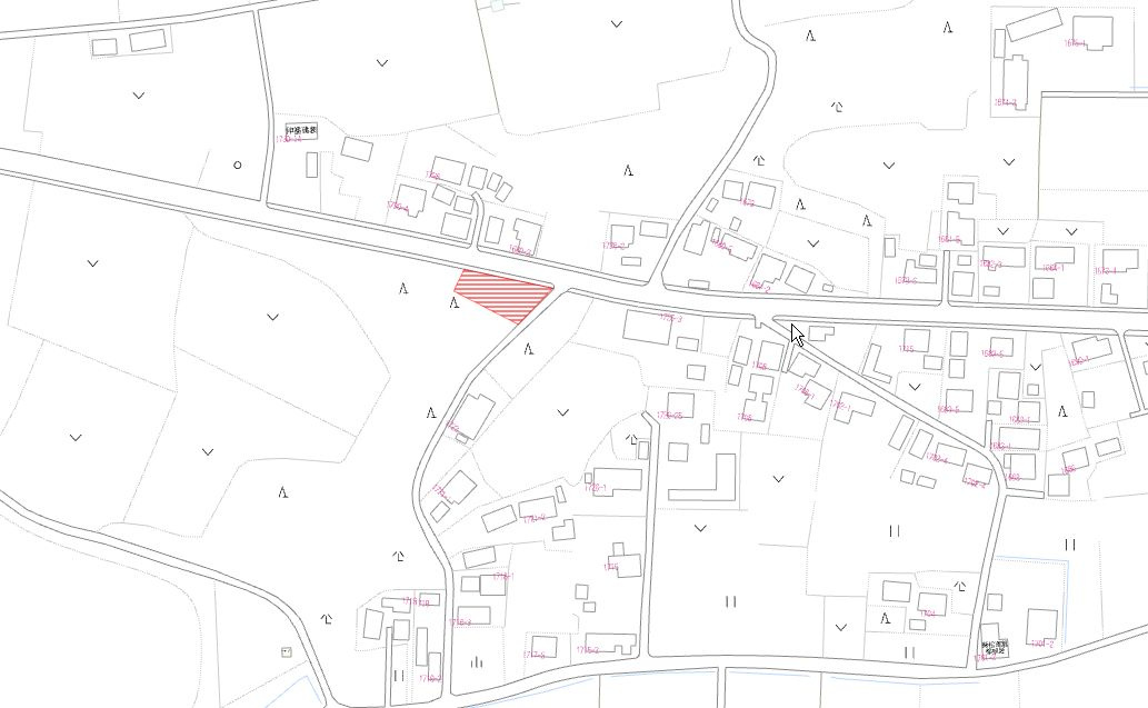 都城市丸谷町の売地の土地図