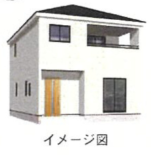 【外観パース】 | 長久手市早稲田第1　全4棟　＜仲介手数料無料＞東小・長久手中　新築一戸建て | 新築一戸建ての事ならマックスバリュで住まい相談エムワイホームにお任せください。