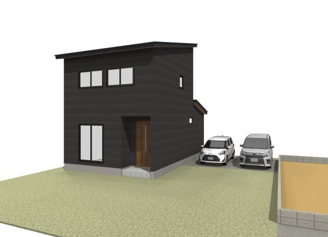 香美市土佐山田町神母ノ木 ②区画 売土地の完成予想図|２号地　イメージです。