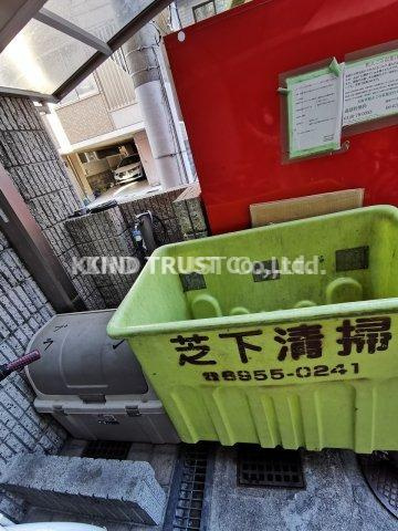 B・LIBERIのその他共用部分|敷地内ゴミ置き場です