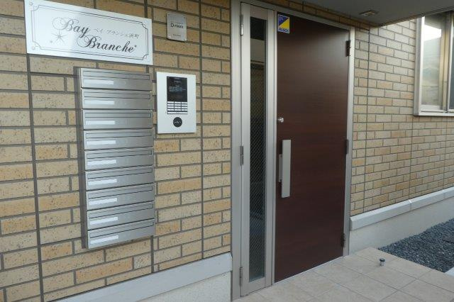 ベイブランシェ浜町のエントランス|オートロック