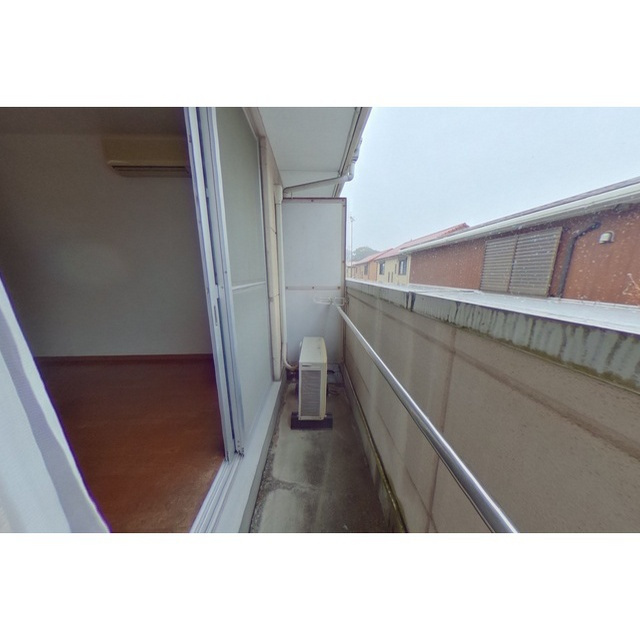 宝コーポのバルコニー