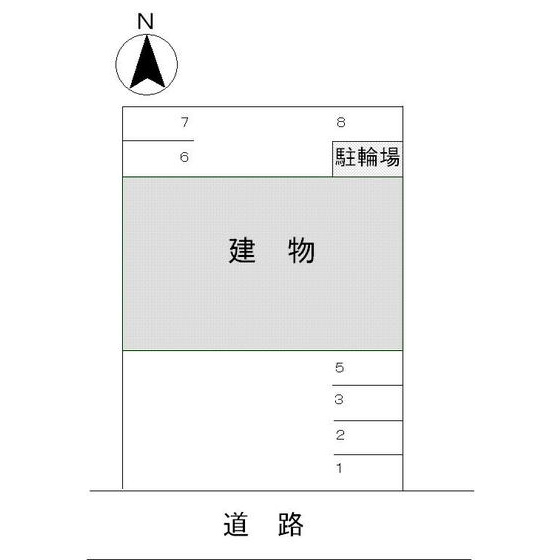 ラカーサ　アルタの駐車場