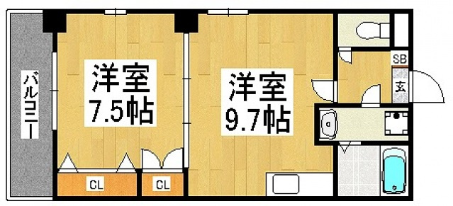 【間取り】 | 仲介手数料０円！HPに初期費用掲載！「プライスホーム」で検索！エミネンス住吉
