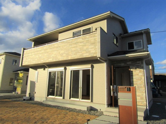 【外観】 | 新築戸建：笛吹市石和町井戸・全2棟【1号棟】
土地面積：75.74坪　建物面積：31.55坪