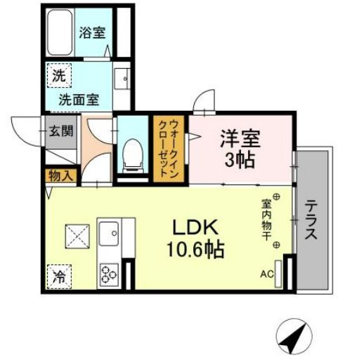 グランディールの間取り