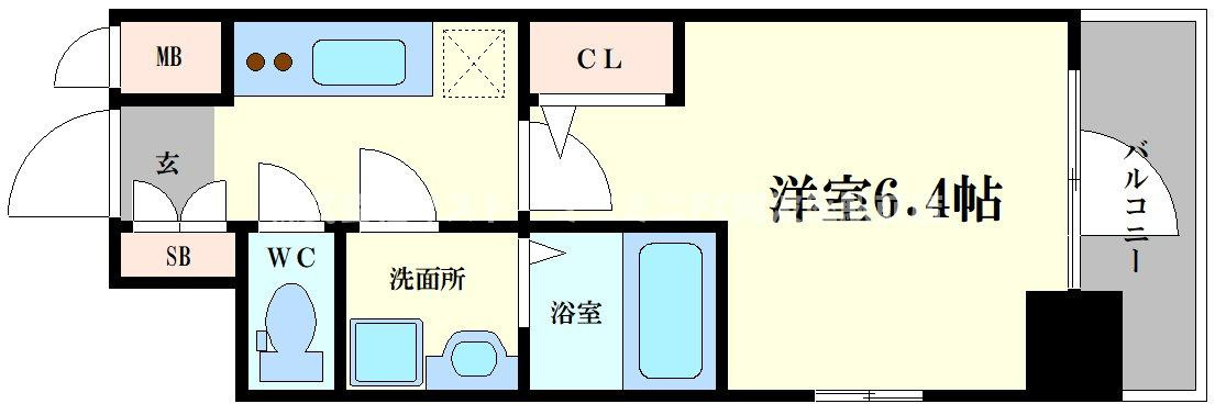エスリード阿波座プライムコートの間取り