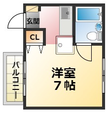 ハイツシャルムの間取り