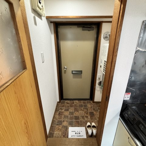 さくらハイムの玄関