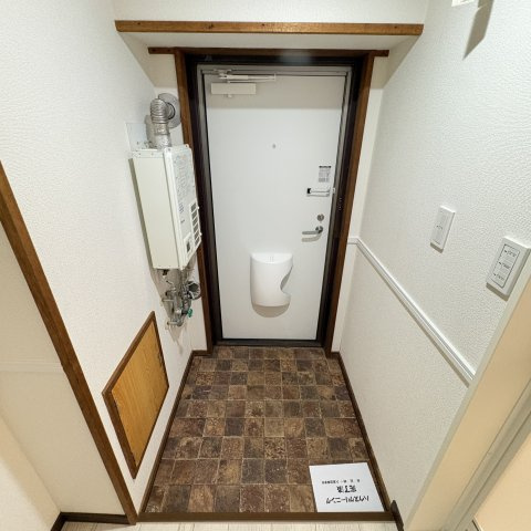 さくらハイムの玄関