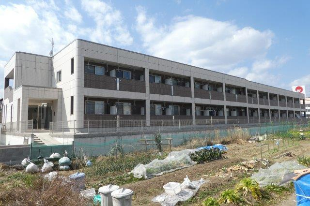 倉敷市中庄のアパートの外観