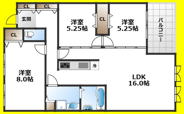 【間取り】 | サンライズ緑丘