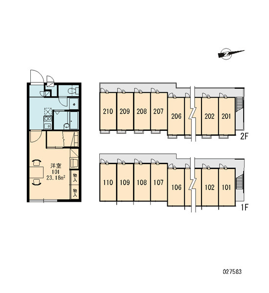 レオパレス有の区画図|画像3