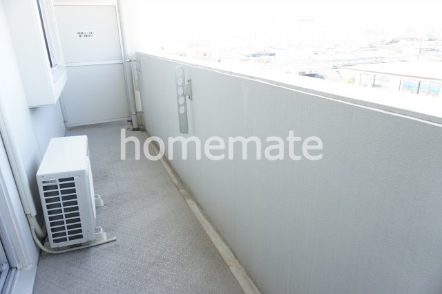 熊本市中央区萩原町の賃貸マンションのバルコニー