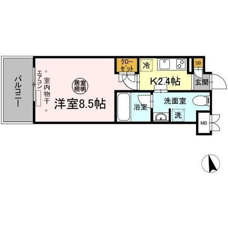 メゾンボヌールの間取り