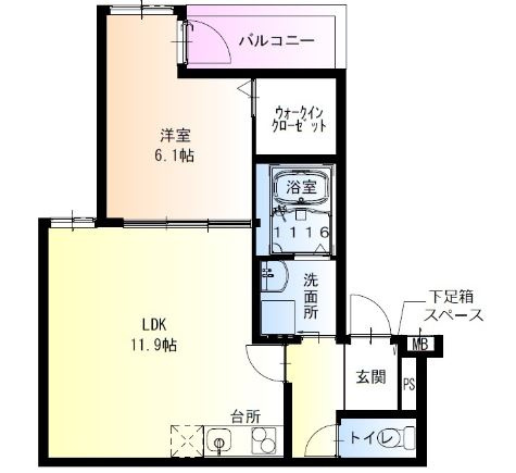 【間取り】 | フジパレス浜寺昭和町