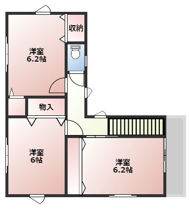 【間取り】 | 伊敷1丁目　中古住宅 | ２階