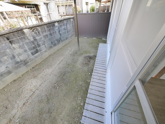 大西信良貸家（大安寺１丁目）の庭|簡単な家庭菜園も楽しめるお庭です