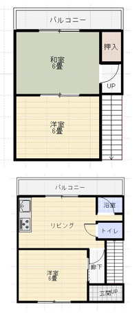 【間取り】 | 橘ハイツ